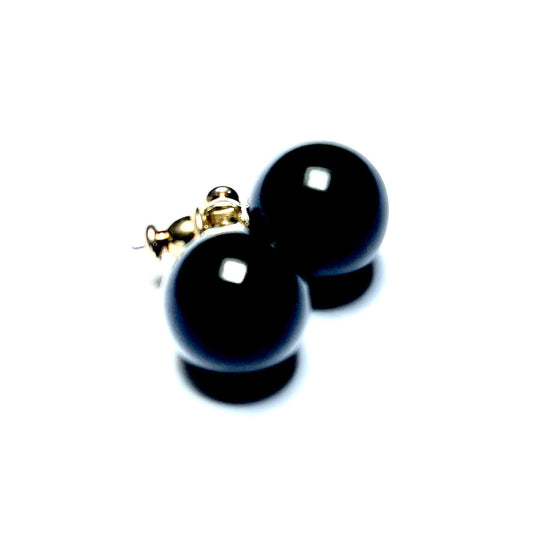 Onyx Silver Pierced